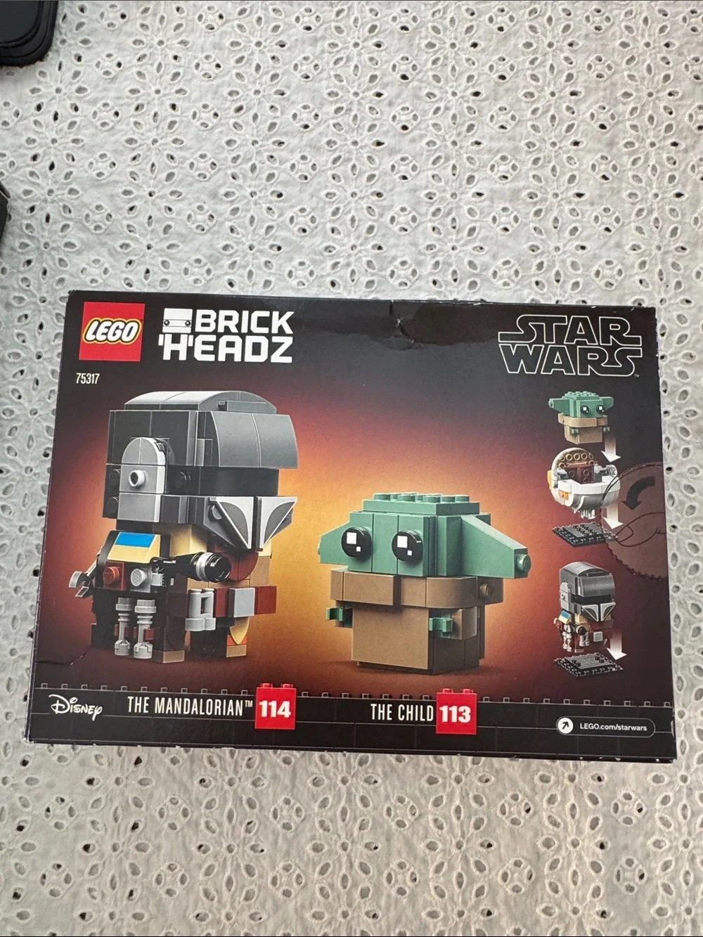 LEGO Mandalorian and The Child Brick Headz Figures
